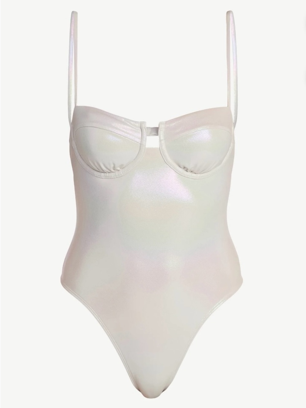 No Boundaries Underwire One Piece Swimsuit that shimmers- NEW